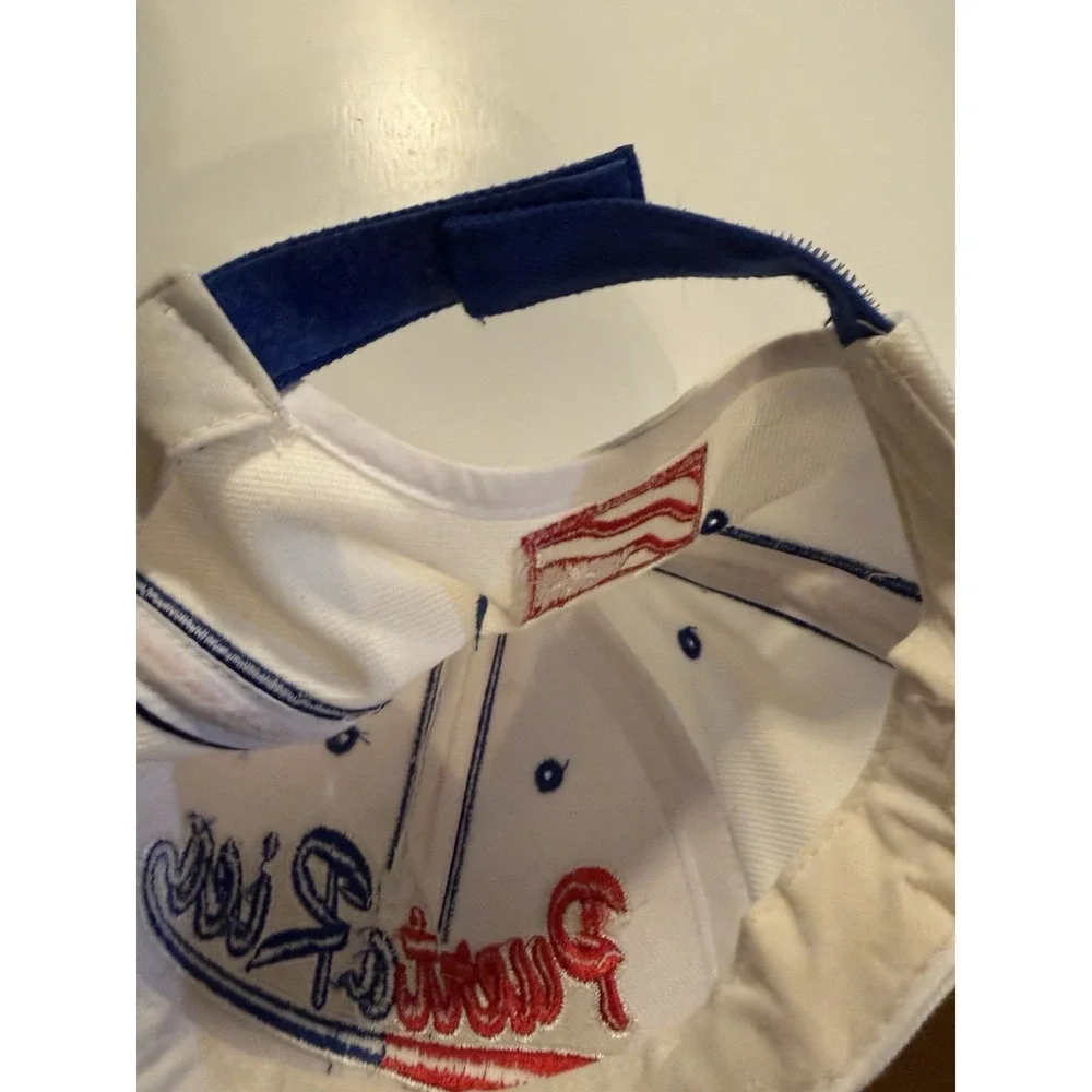 Puerto Rico 21 City Hunter Red Blue White Baseball Strapback Cap Hat